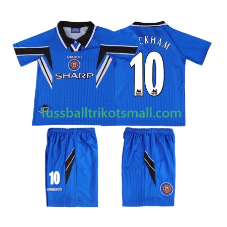 Fußballtrikots Manchester United BECKHAM 10 Retro Kinder 1996 1998 Kurzarm 3rd trikot kaufen